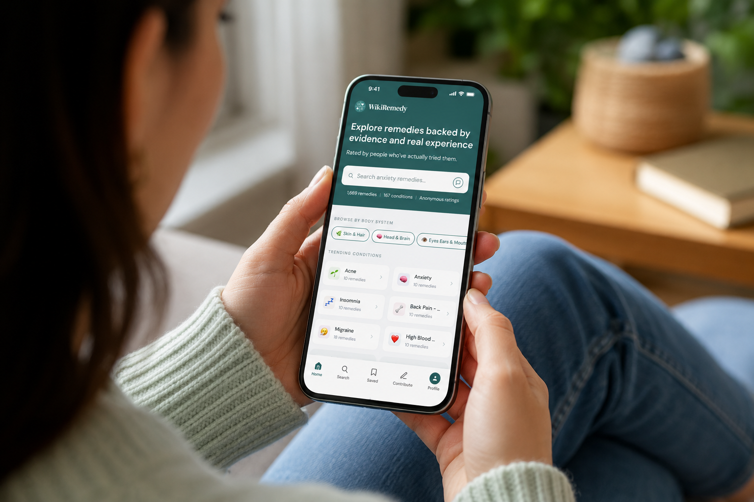 WikiRemedy on mobile